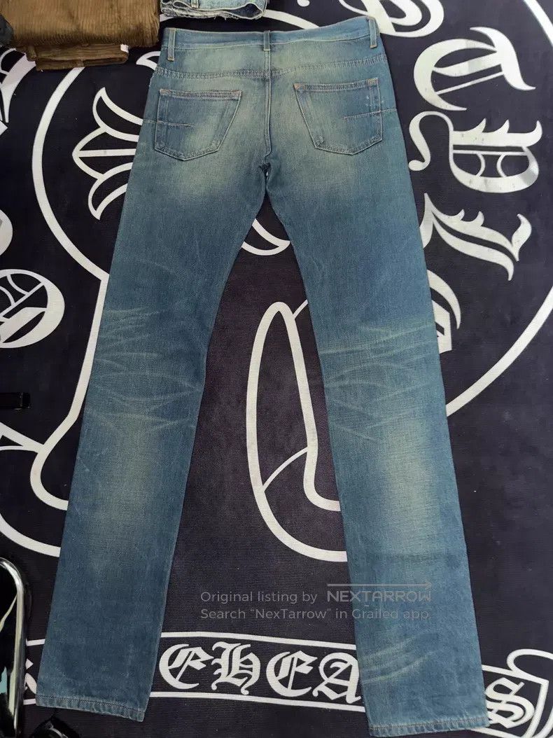 Dior Dior Heavyweight Distressed Patch Straight Leg Denim Jeans Size US 29 - 2 Thumbnail