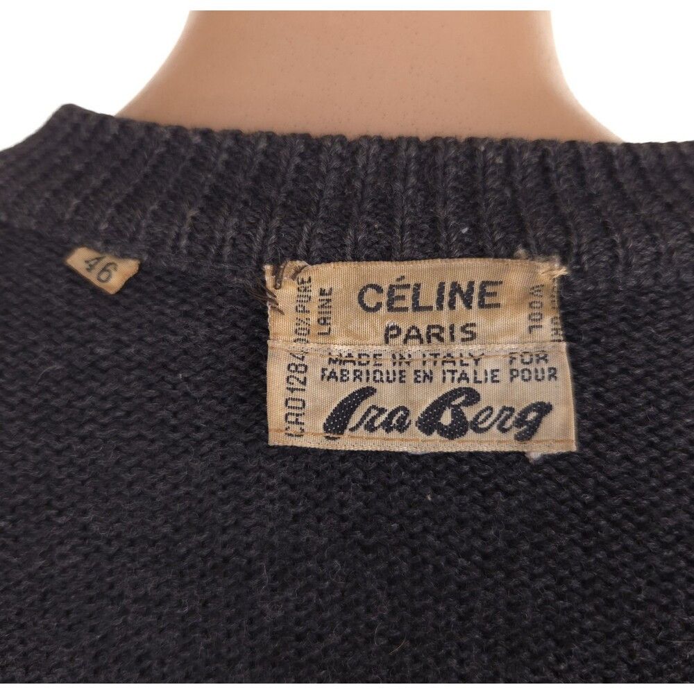 Celine Vintage 80s/90s Celine Paris Baroque Sweater Size 46 L Embr Size L / US 10 / IT 46 - 8 Thumbnail
