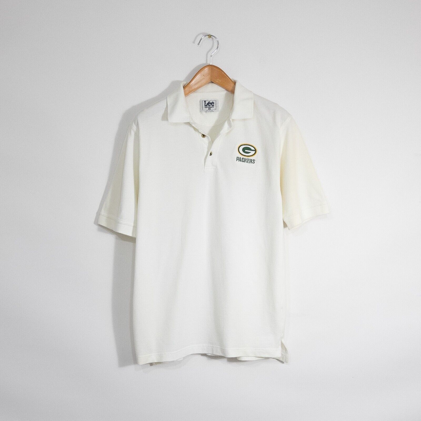 Vintage Vintage Green Bay Packers Polo Shirt Large - Distressed Size US L / EU 52-54 / 3 - 1 Thumbnail