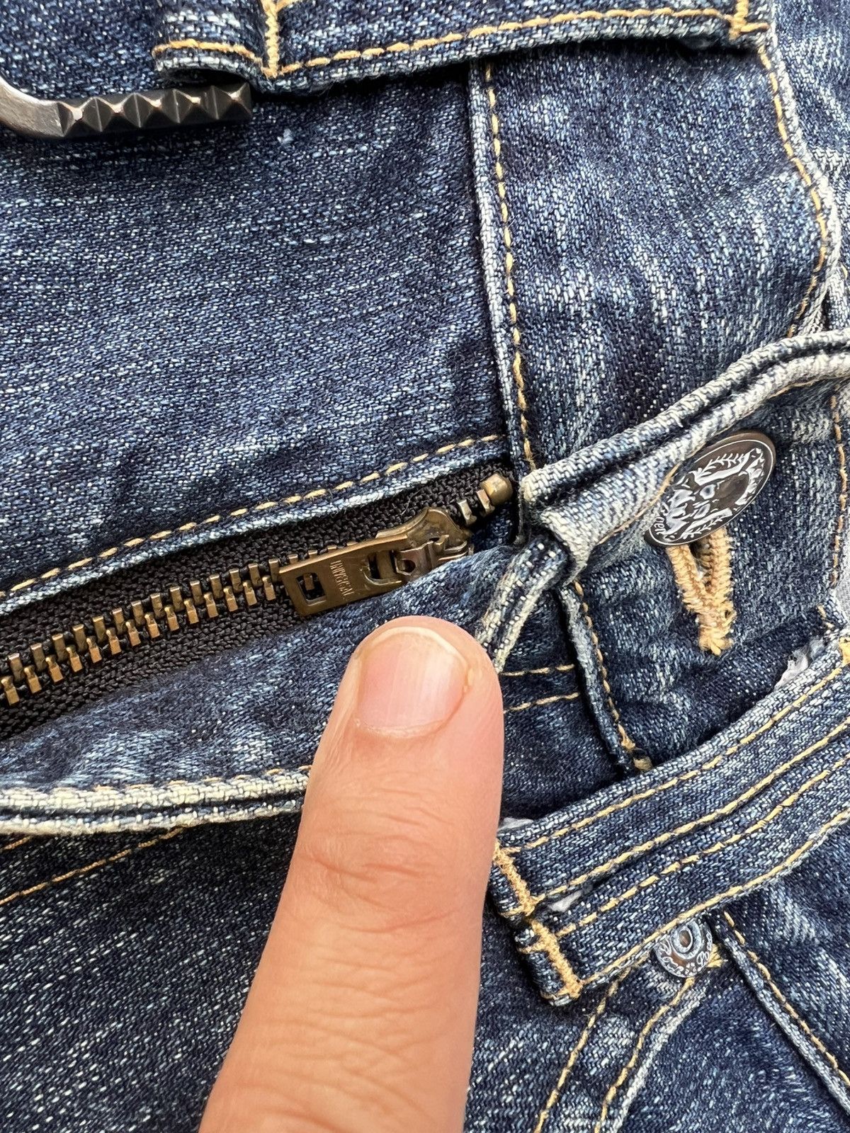 Japanese Brand 💥Japanese Brand Roen Distress Punk Jean Very Rare Size US 30 / EU 46 - 14 Thumbnail
