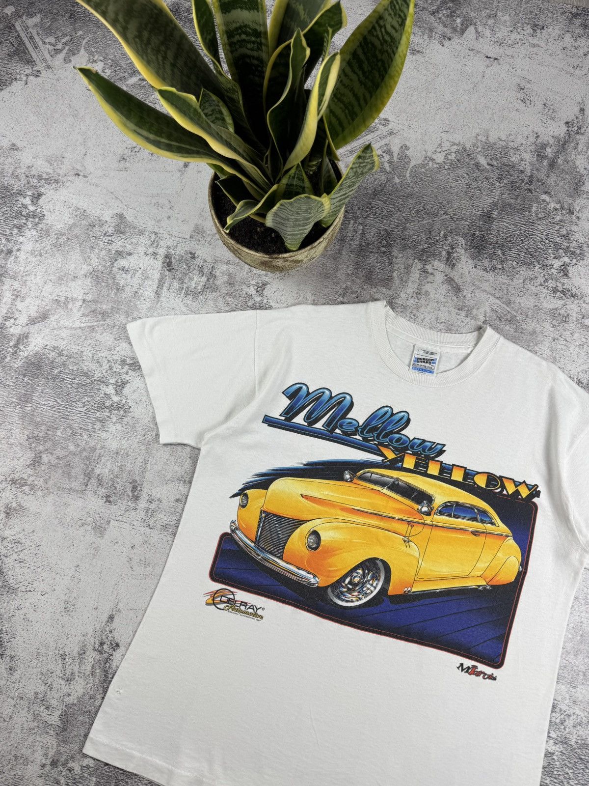 Other Mellow Yellow Honda 1997 Delray Moto Formula 1 T Shirt Tee Size US L / EU 52-54 / 3 - 4 Thumbnail