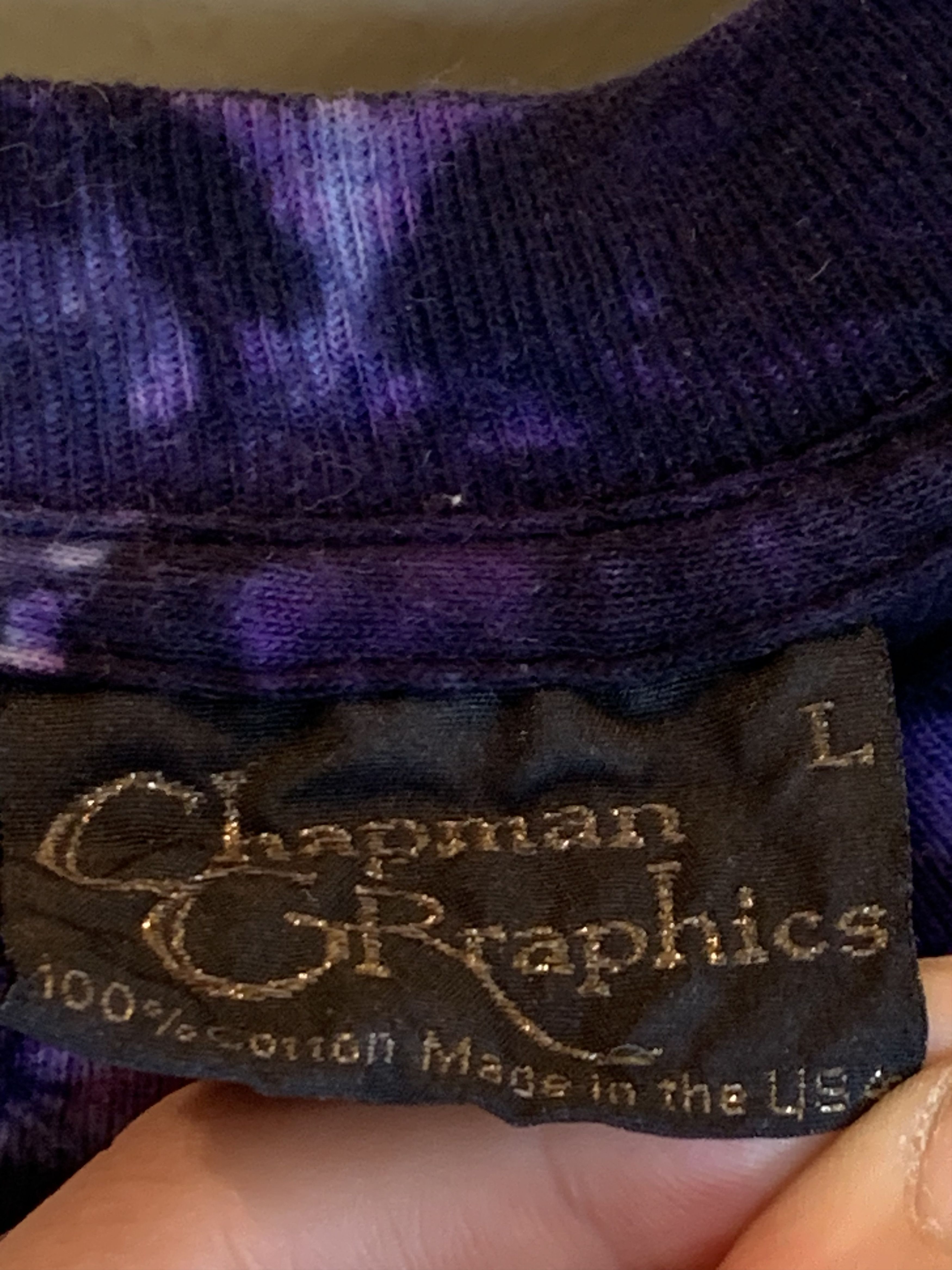 Vintage *RARE* Vintage Rainforest Nature Single Stitch Tie Dye Shirt Size US L / EU 52-54 / 3 - 12 Thumbnail