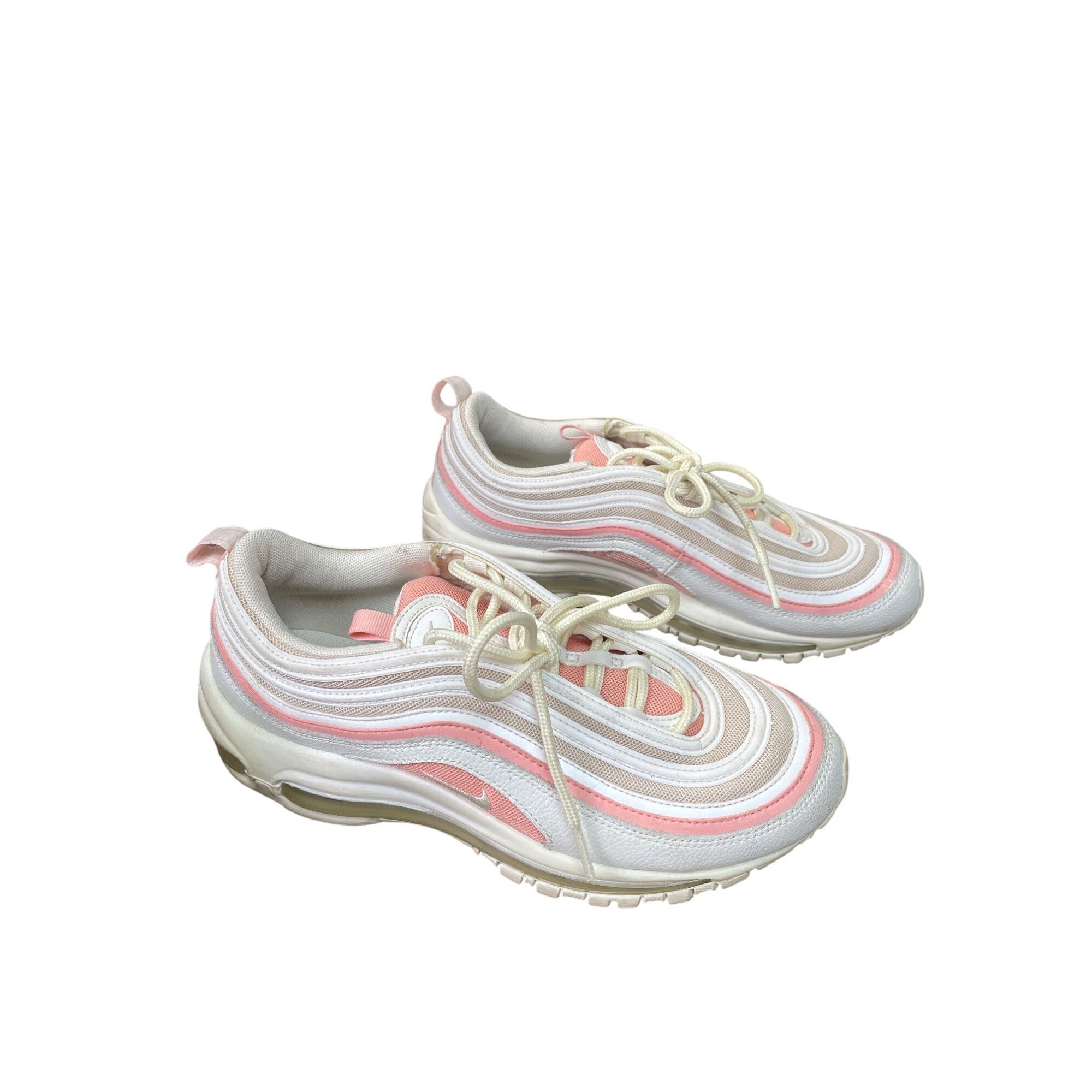 Nike Nike Air Max 97 Womens Summit White coral low top sneakers s Size US 8.5 / IT 38.5 - 19 Thumbnail