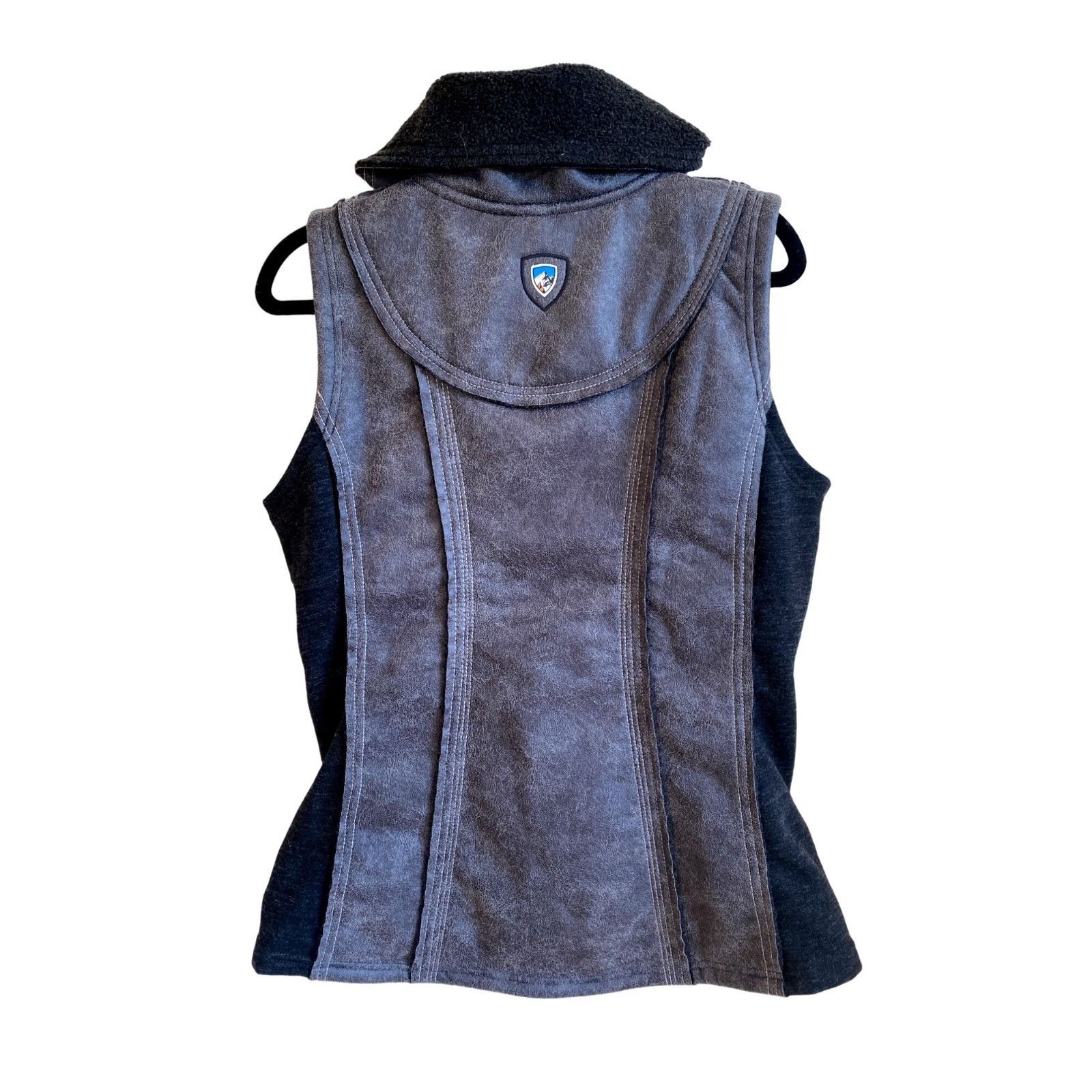 Kuhl NWT KUHL Women's S Raven Gray Black Dani Sherpa Vest Italian Size S / US 4 / IT 40 - 6 Thumbnail