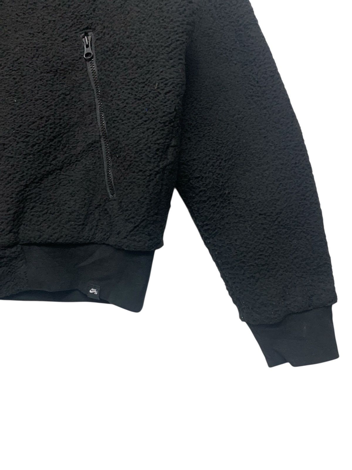Nike Rare Nike SB All Black Fleece Zipper Down Size US S / EU 44-46 / 1 - 8 Thumbnail