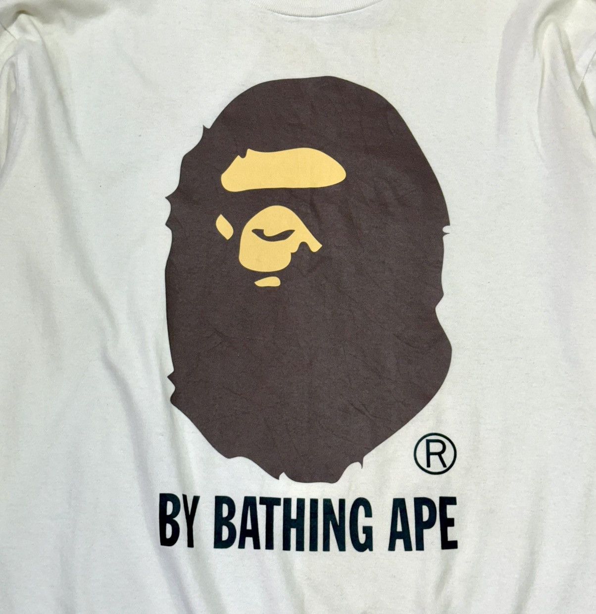 Bape BATHING APE BIG HEAD LOGO LONG SLEEVES TEE Size US L / EU 52-54 / 3 - 2 Thumbnail