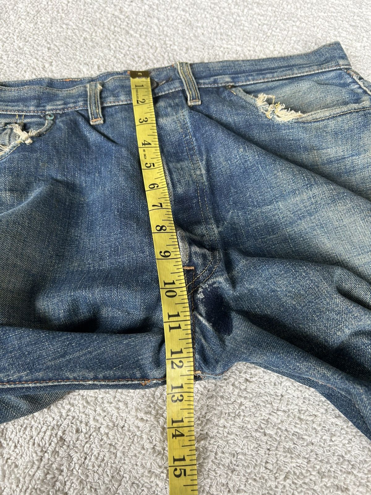 Levi's × Vintage Vtg 50-60s Levis Big E Single Button6 Selvedge Distressed Size US 36 / EU 52 - 24 Thumbnail