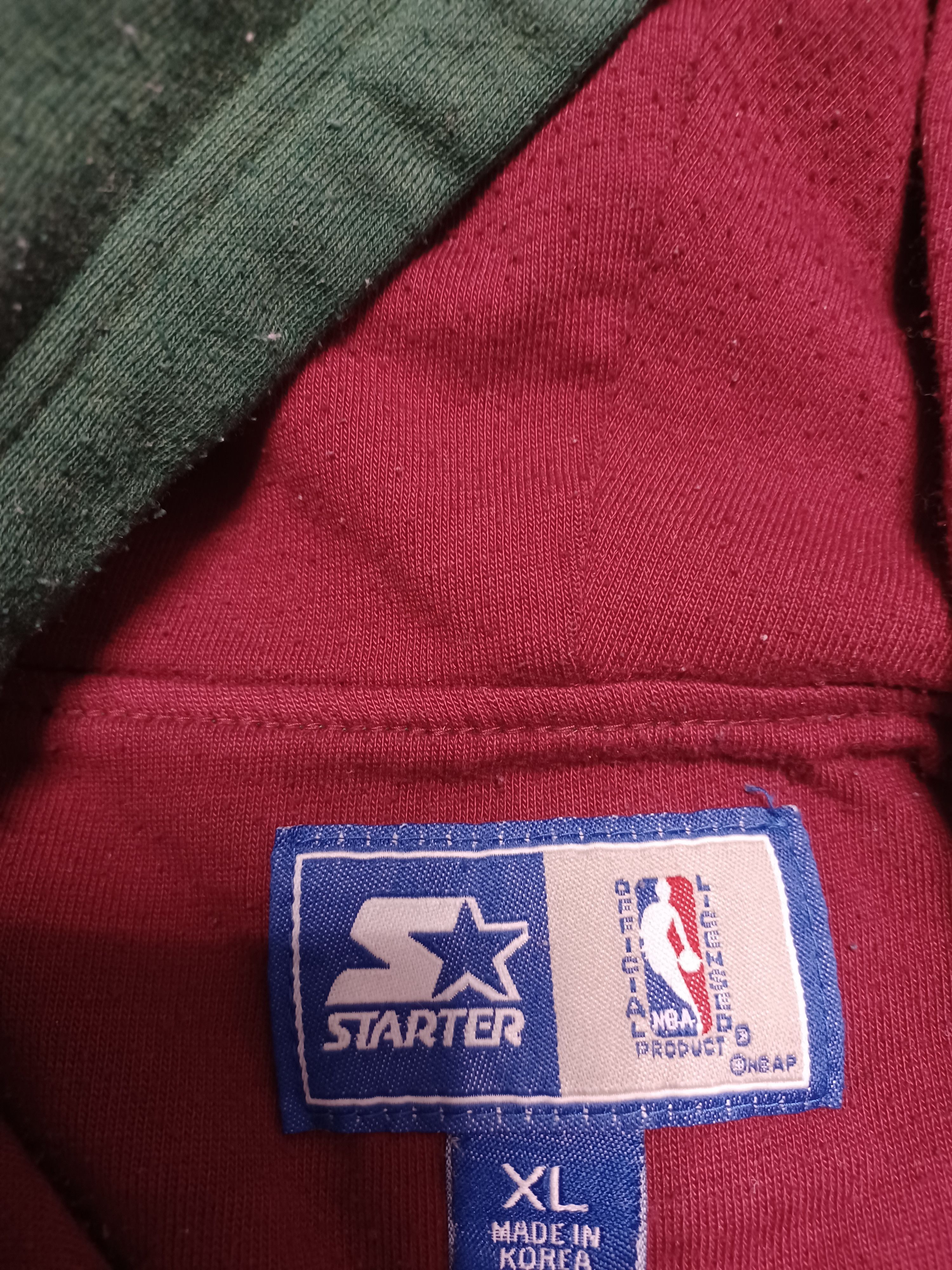 Starter UNIQUE RARE Seattle SuperSonics Made in Korea 90s hoodie Size US XL / EU 56 / 4 - 5 Thumbnail