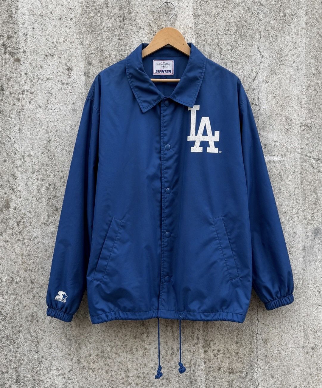 Starter Starter Los Angeles Dodgers Nomo 16 Coach Jacket MLB 1995 Size US L / EU 52-54 / 3 - 1 Thumbnail