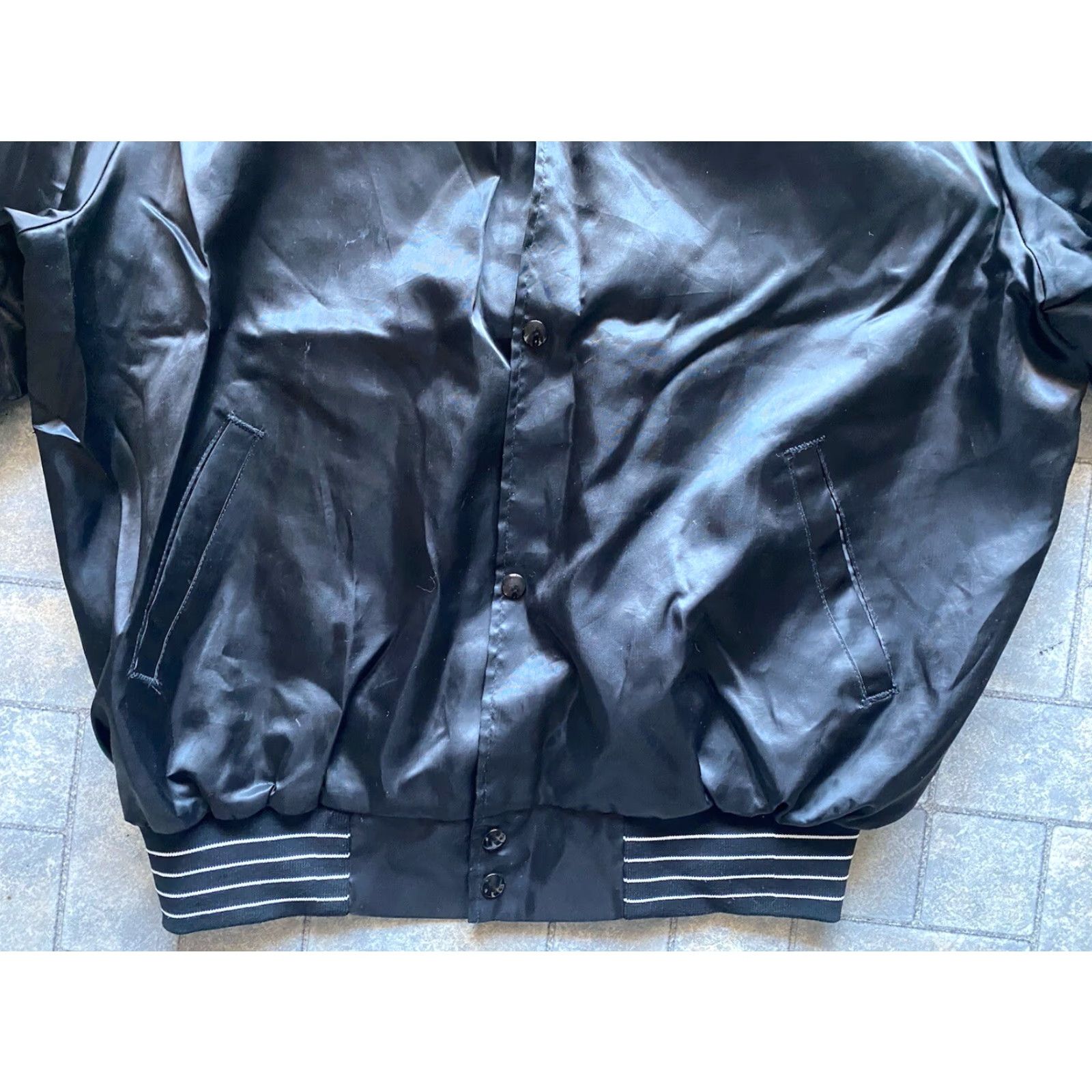 Vintage VINTAGE West Ark Jacket Mens 2XL Black Nylon Illinois Made In USA Size US XXL / EU 58 / 5 - 3 Thumbnail