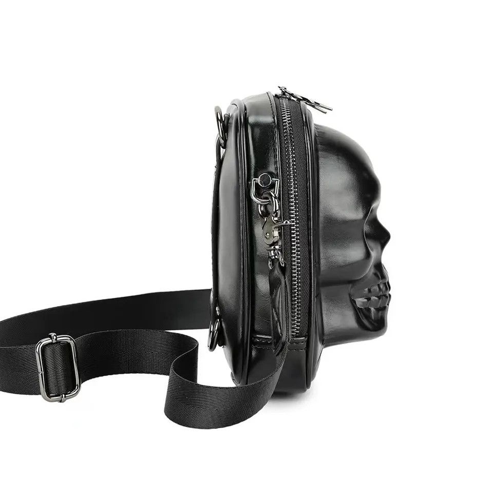 Japanese Brand Skull Embossed Pattern Shoulder Bag Size ONE SIZE - 3 Thumbnail