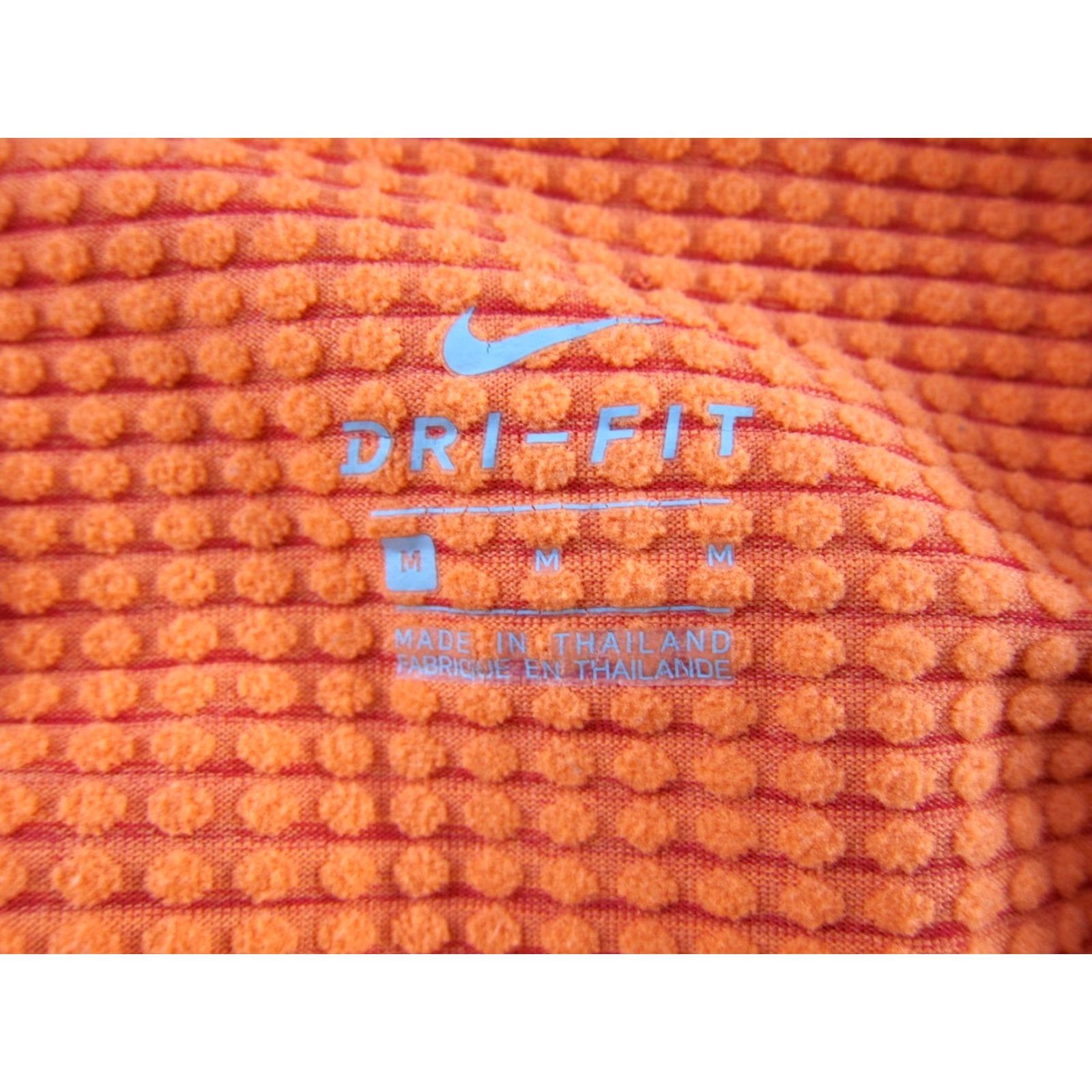 Nike Nike Dri-Fit Orange Stretch 1/4 Zip Pocket Run Workout Long Sleeve Top Women M Size M / US 6-8 / IT 42-44 - 3 Thumbnail