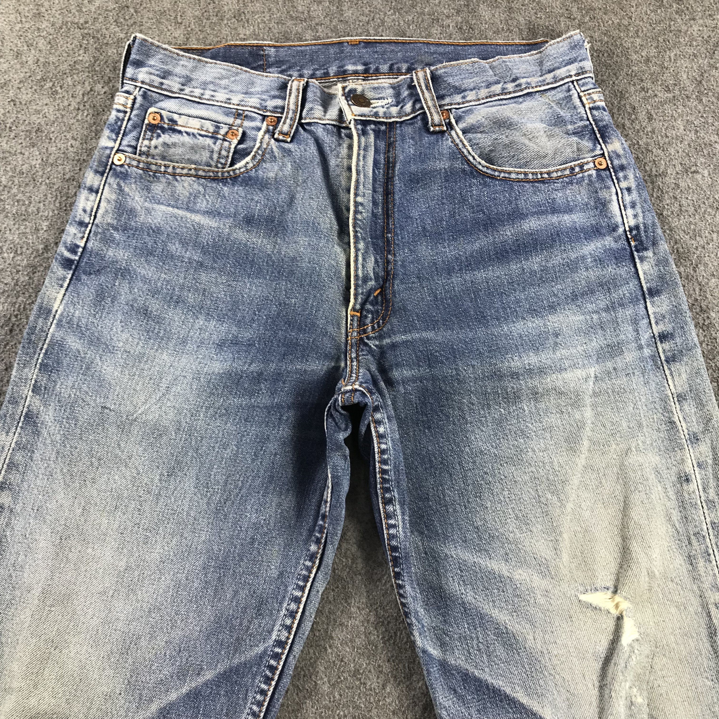 Levi's Vintage Levis 508 Jeans Faded Blue Denim KJ3416 Size US 31 - 3 Thumbnail