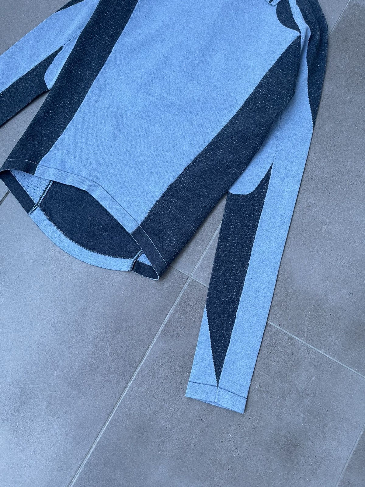 Saul Nash !DS! SS23 Saul Nash Blue Drop Stitch Polo Longsleeve Size US S / EU 44-46 / 1 - 10 Thumbnail