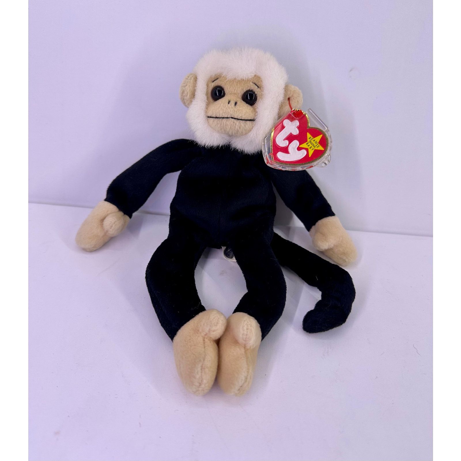 & Other Stories Vintage 1998 Ty Beanie Baby Mooch The Monkey Soft Plushie Size ONE SIZE - 1 Thumbnail