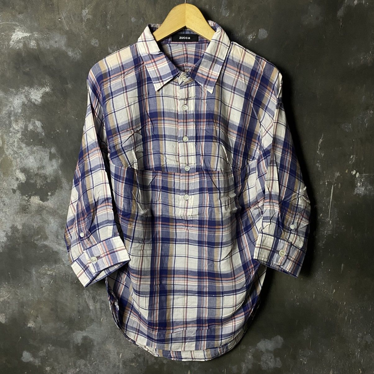 Issey Miyake × Japanese Brand × Zucca Vintage zucca issey miyake convex form unique shirt Size US M / EU 48-50 / 2 - 2 Thumbnail