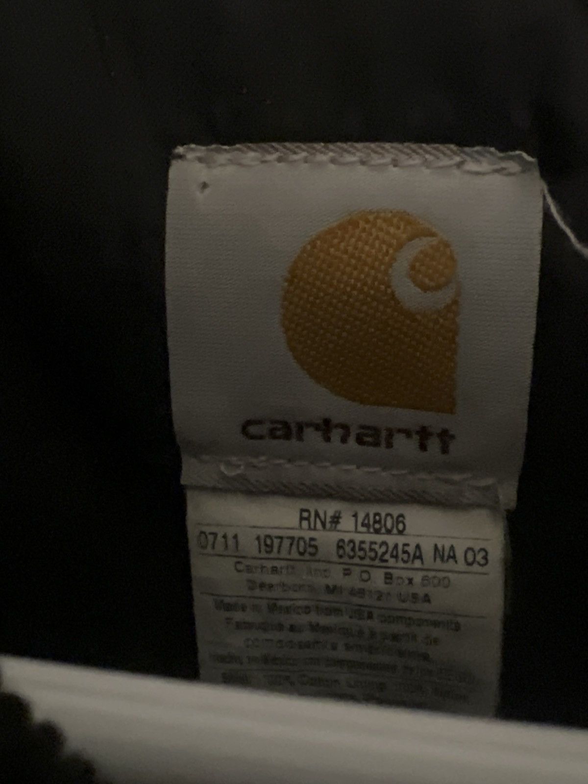 image of Carhartt Carthartt Jacket in Black, Men's (Size XL)