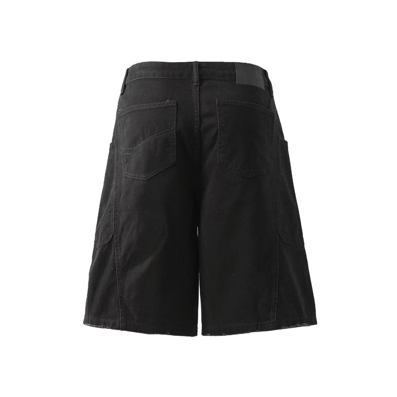 Vintage Black Baggy Casual Shorts Size US 34 / EU 50 - 2 Thumbnail