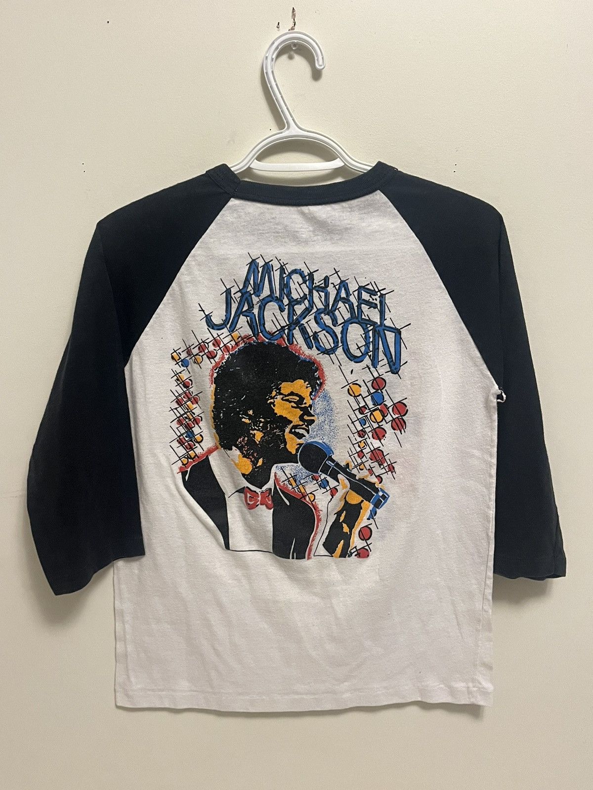 Vintage 80s Michael Jackson Thriller Raglan Baseball Shirt | Grailed