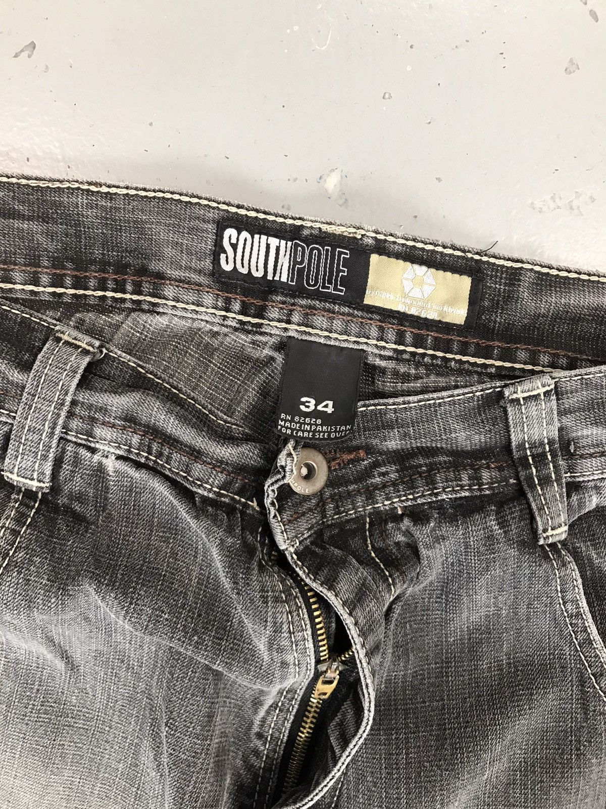 Bundle of 3 vintage Southpole tabs baggy fit denim 34x33