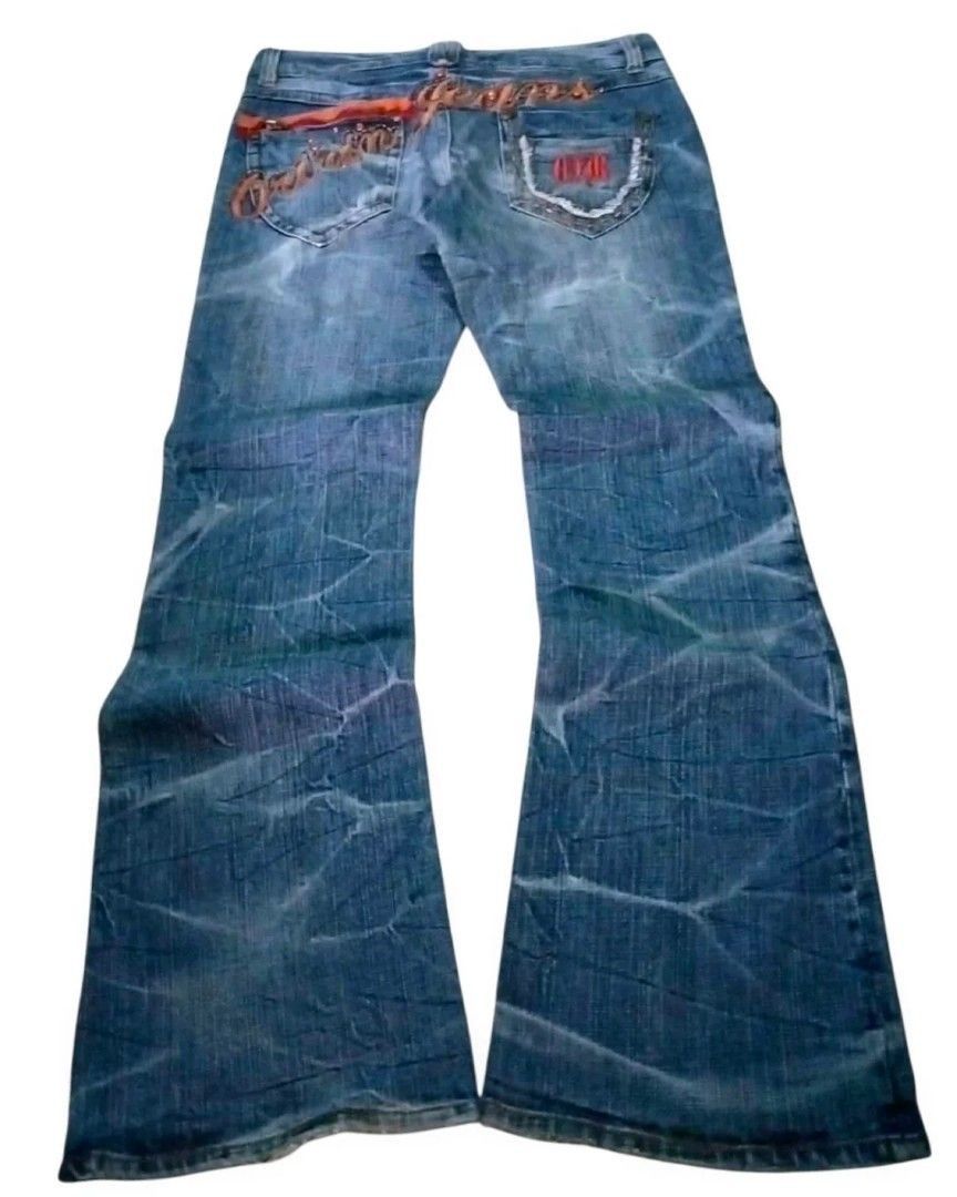 Hysteric Glamour 💥Flare⭐oirin Jeans flare denim nice design Size US 31 - 3 Thumbnail