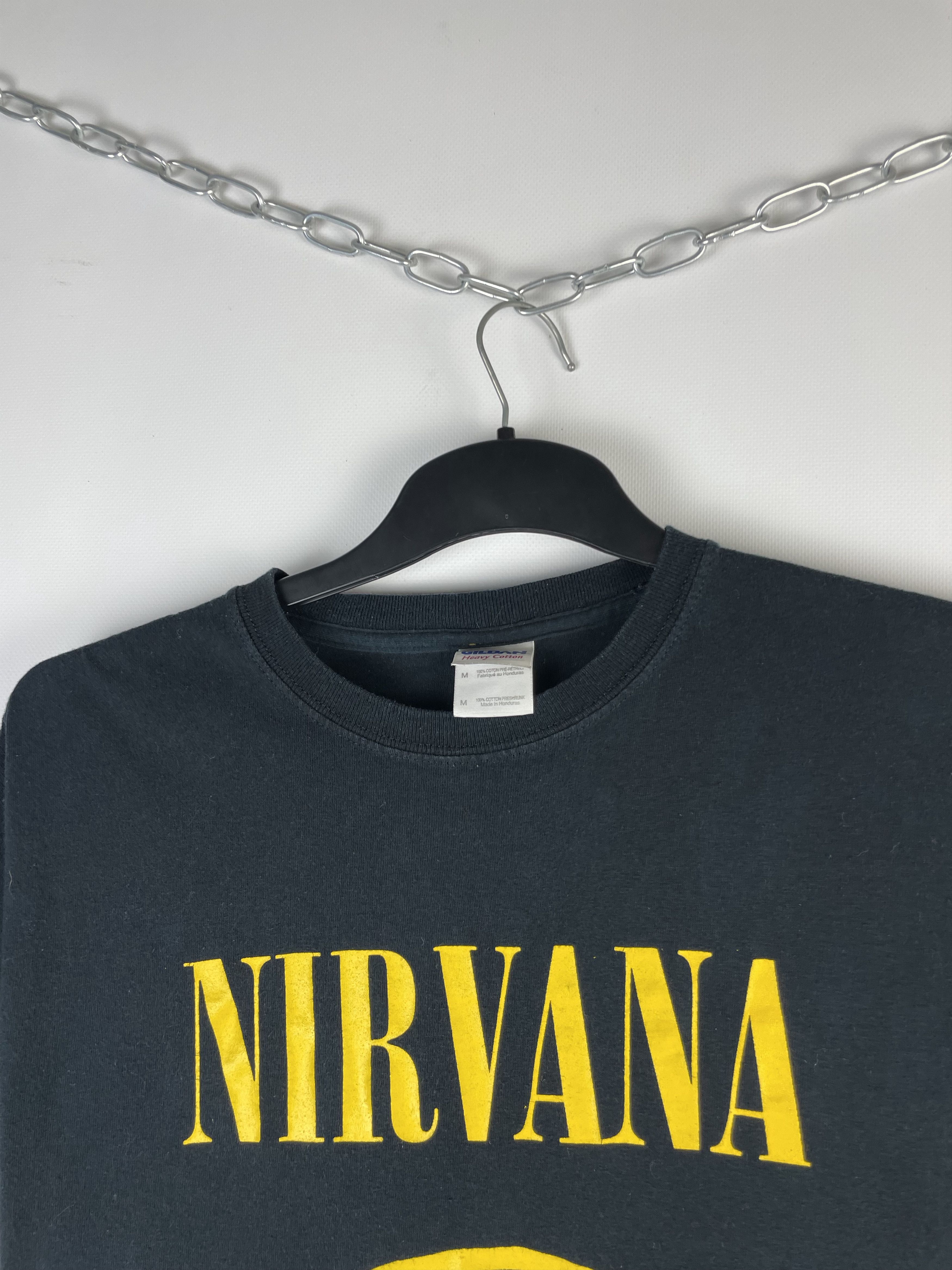 Band Tees Mens Vintage Nirvana T Shirt rock band tee Size US M / EU 48-50 / 2 - 4 Thumbnail