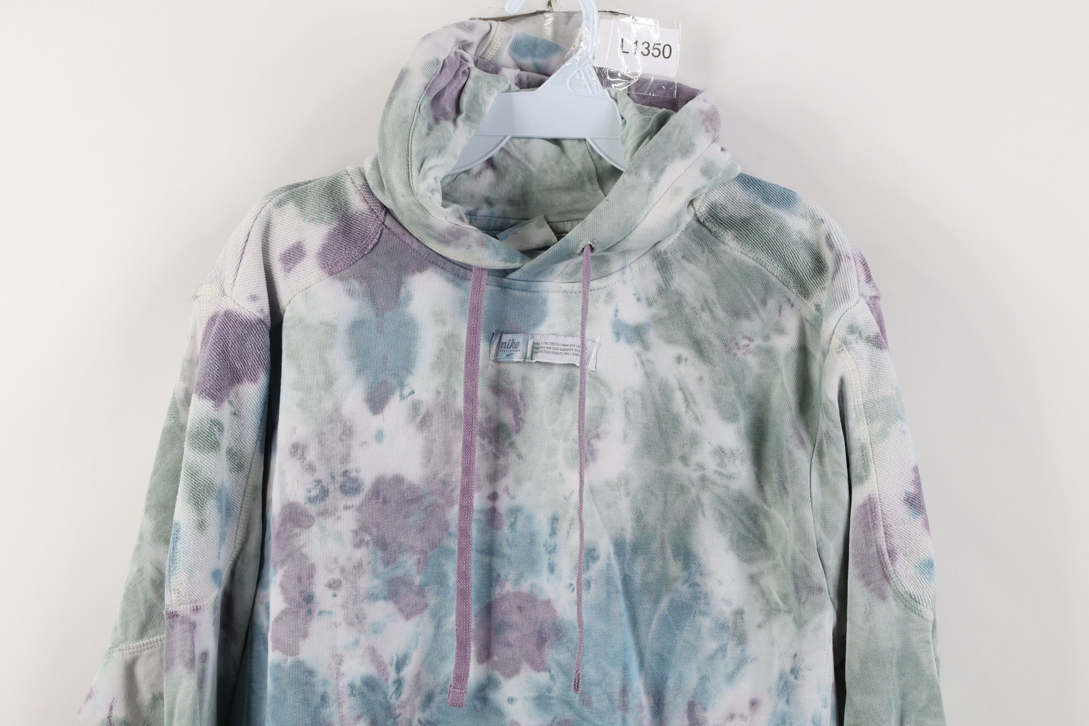 Nike Nike Sportswear Club Terry Acid Wash Hoodie Sweatshirt Size US S / EU 44-46 / 1 - 2 Thumbnail
