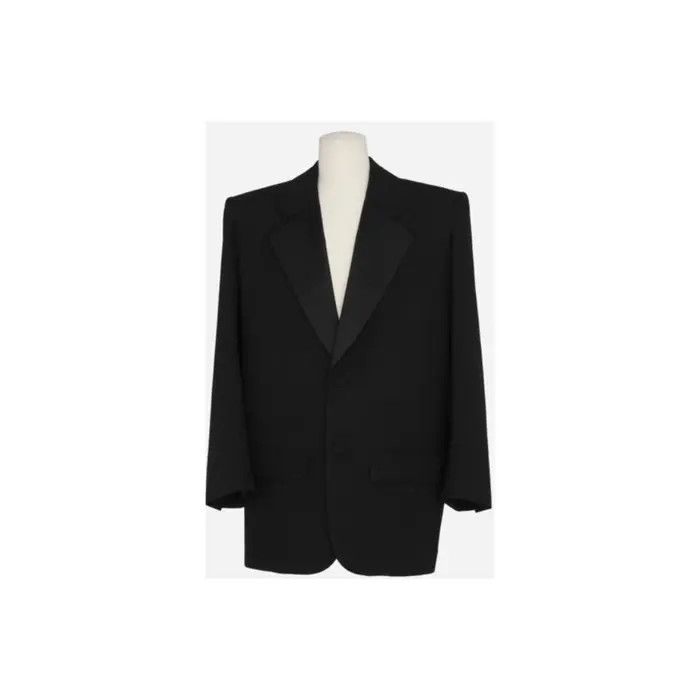 Saint Laurent Paris oc11z1225 782775 Ww Veste m Tuxedo Rayure Jacket in Noir Size US XXS / EU 40 - 3 Thumbnail