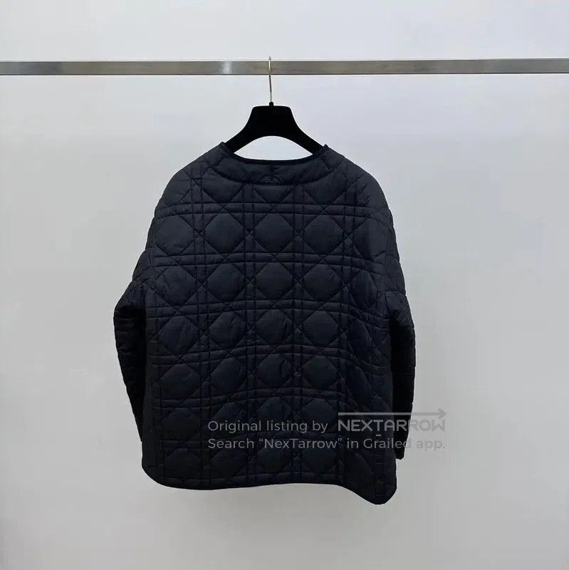 Dior Dior Black Women's Quilted Cotton Jacket . Size M / US 6-8 / IT 42-44 - 2 Thumbnail