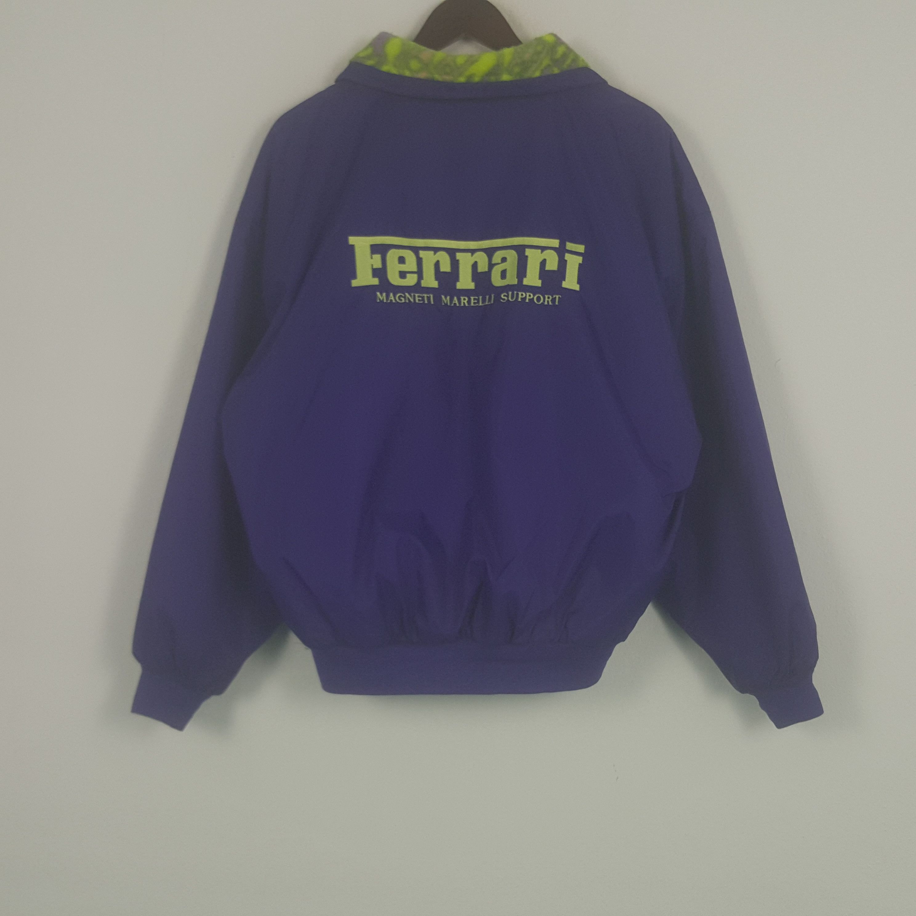 Ferrari × Vintage Vintage Ferrari Magneti Marelli Reversible Embroidery Jacket Size US L / EU 52-54 / 3 - 1 Thumbnail