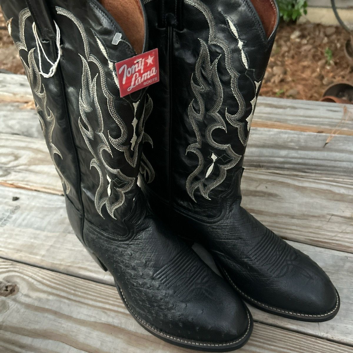 Tony Lama × Vintage Tony lama embroidered cowboy boots Size US 9.5 / EU 42-43 - 3 Thumbnail