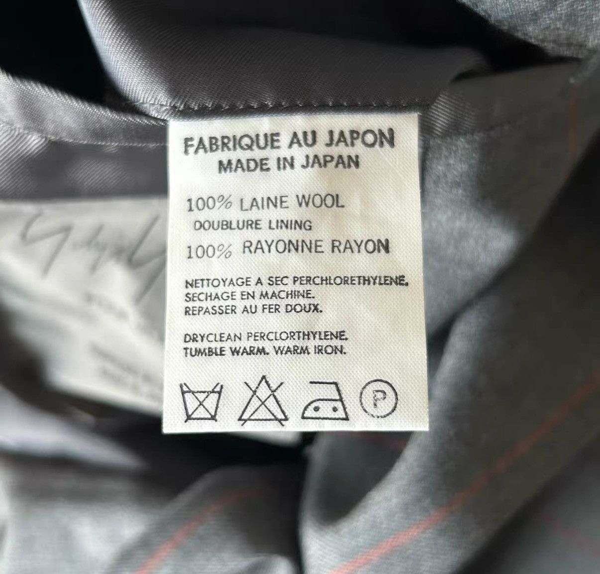Yohji Yamamoto Yohji Yamamoto Rokumeikan Gray & Orange Striped Blazer K4 Size US S / EU 44-46 / 1 - 6 Thumbnail