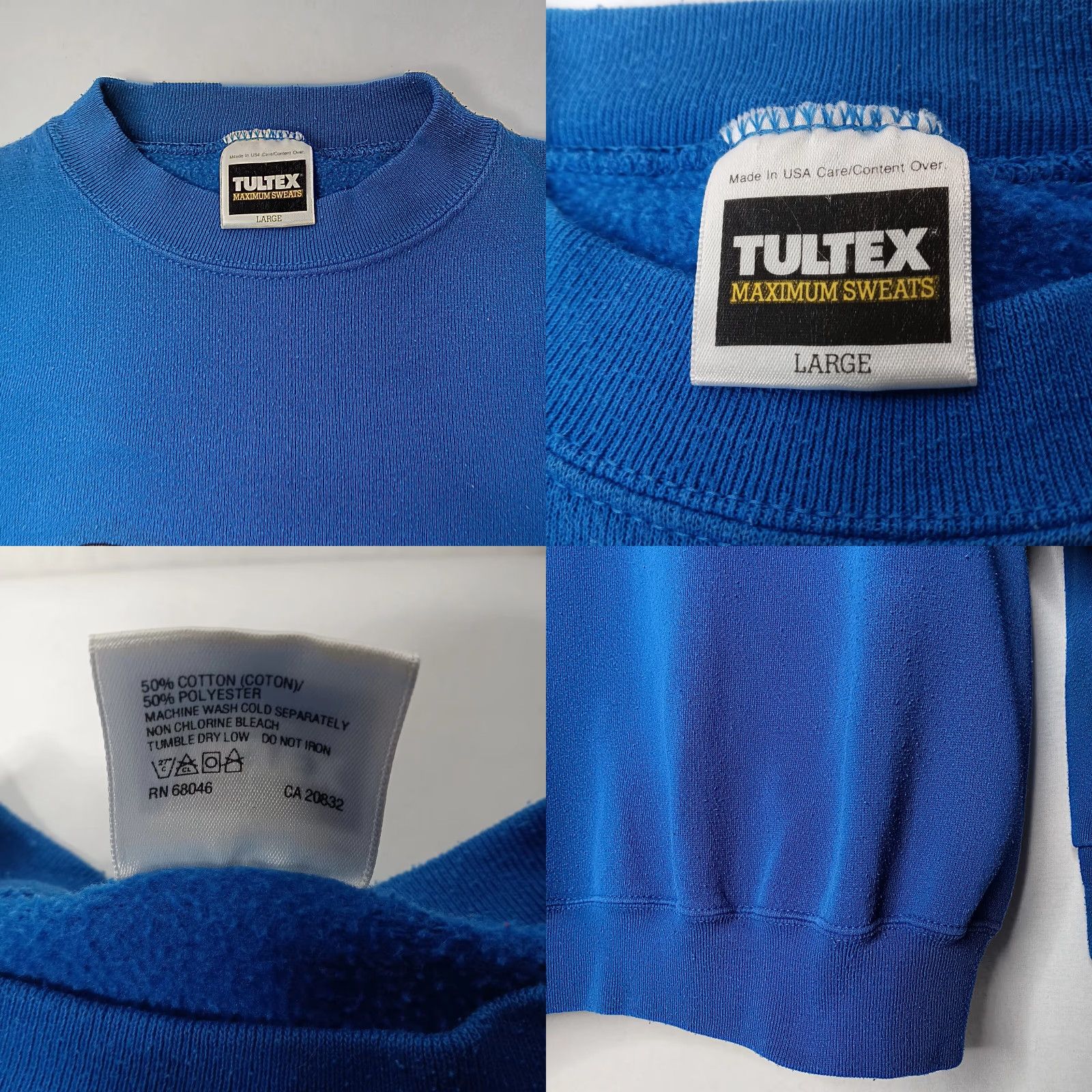 Tultex VINTAGE Tultex Looney Tunes Christmas Taz Sweatshirt L Blue Ho Ho Ho Cartoon Mens Size US L / EU 52-54 / 3 - 8 Thumbnail