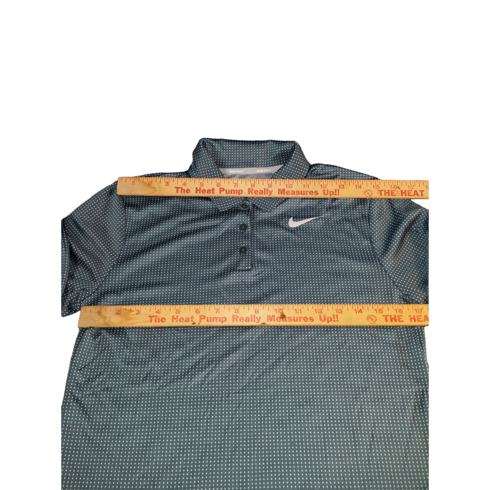 Nike Nike Golf Polo Men Sz M Dri Fit Green Spotted 929535-357 Cas Size US M / EU 48-50 / 2 - 4 Thumbnail