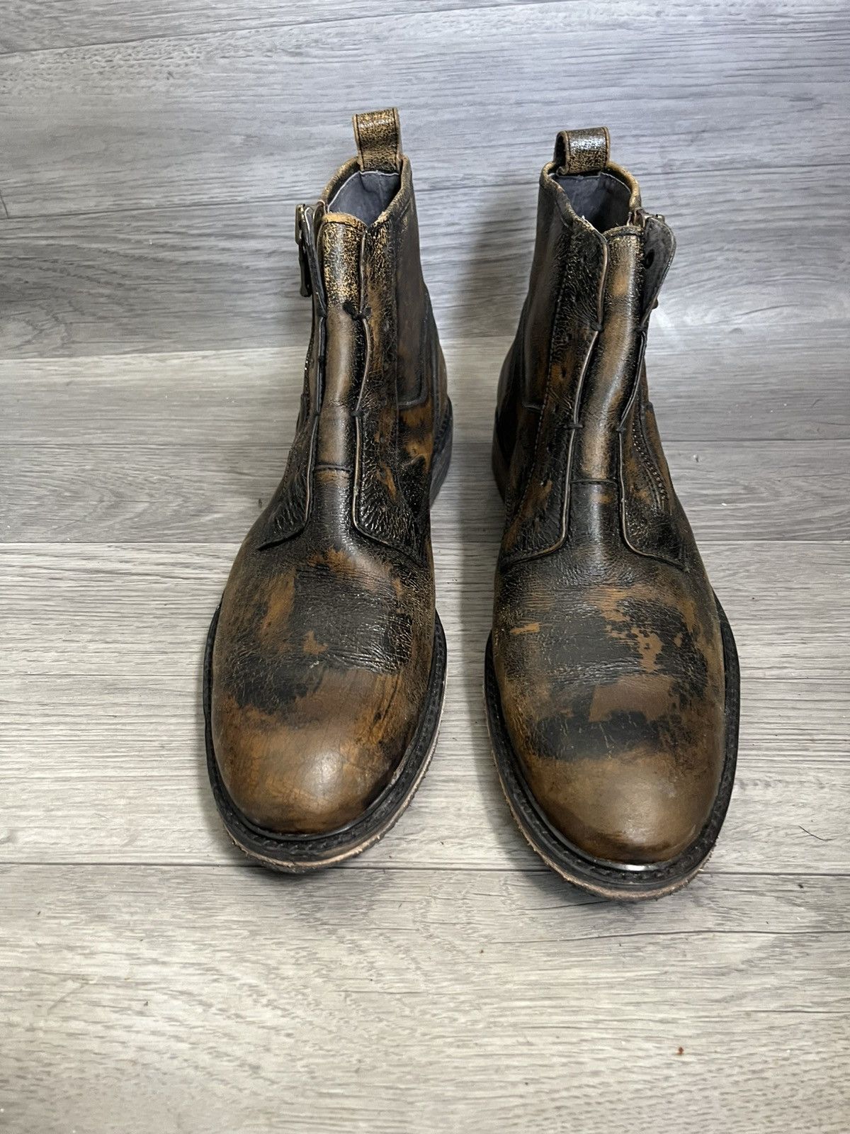 John Varvatos John varvatos painted boots like margiela sz 12 Size US 12 / EU 45 - 3 Thumbnail