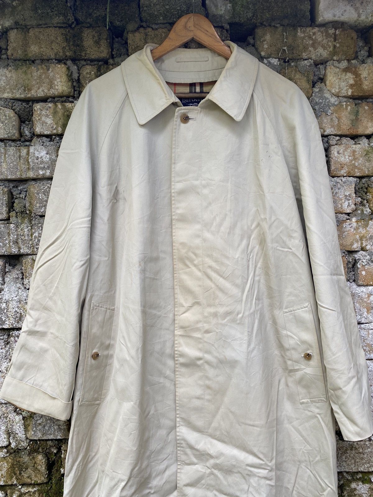 Burberry × Burberry Prorsum ✨Steals✨Vtg Burberry Nova Check Trench Coat Size US L / EU 52-54 / 3 - 3 Thumbnail