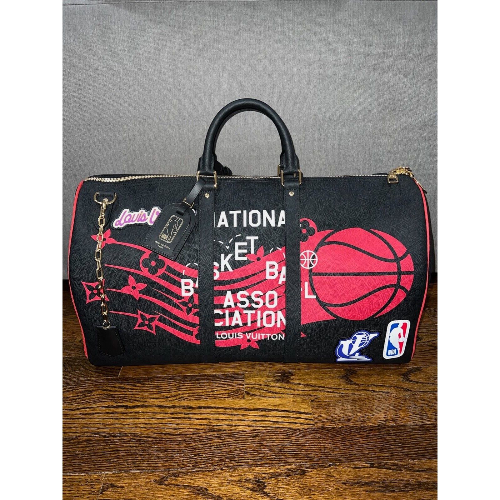 Louis Vuitton Louis Vuitton Keepall Bandouliere NBA Basketball Travel Bag Size ONE SIZE - 2 Thumbnail