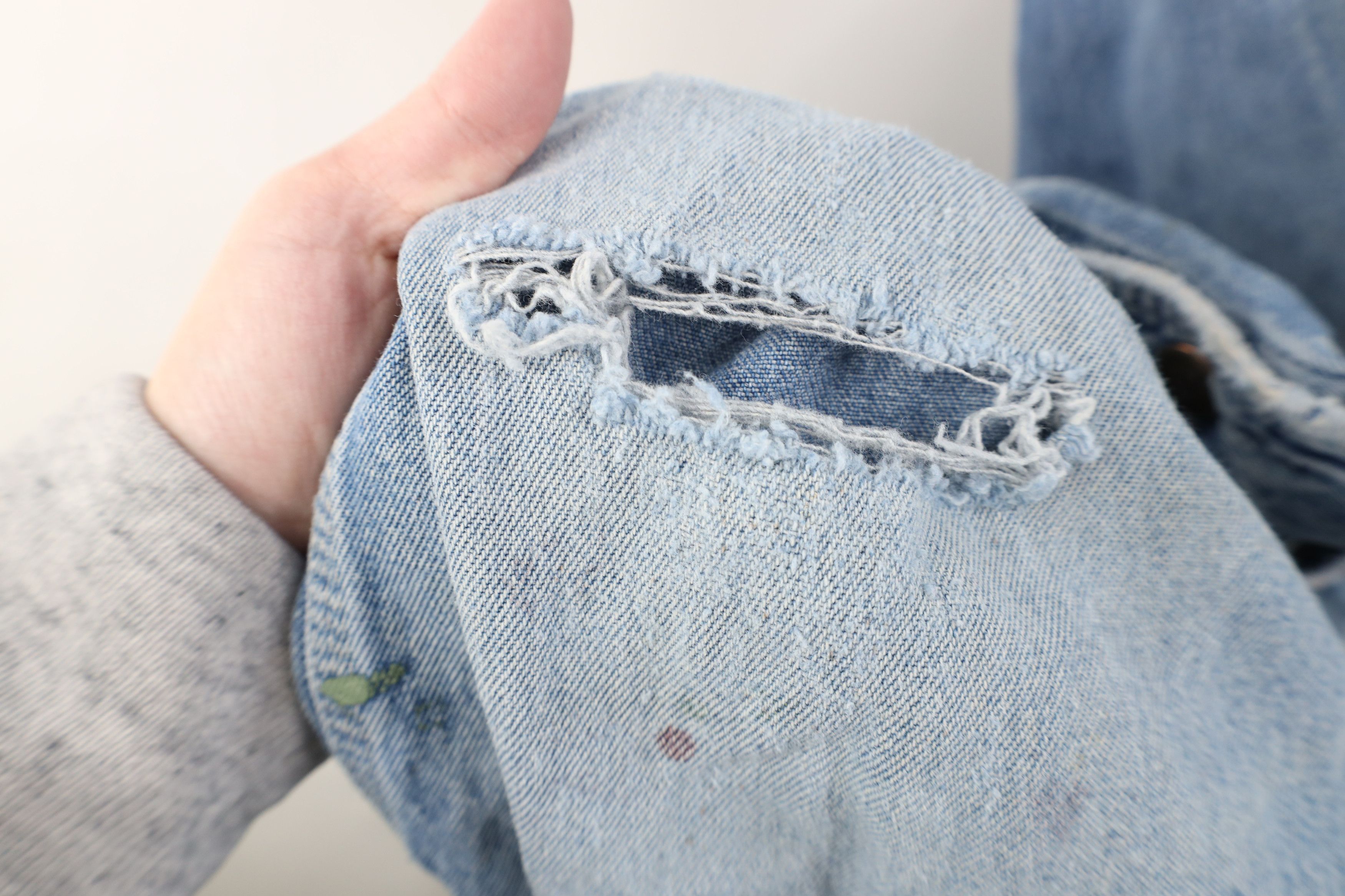 Vintage Vintage 90s Streetwear Thrashed Wide Leg Denim Jean Overalls Size US 40 / EU 56 - 9 Thumbnail