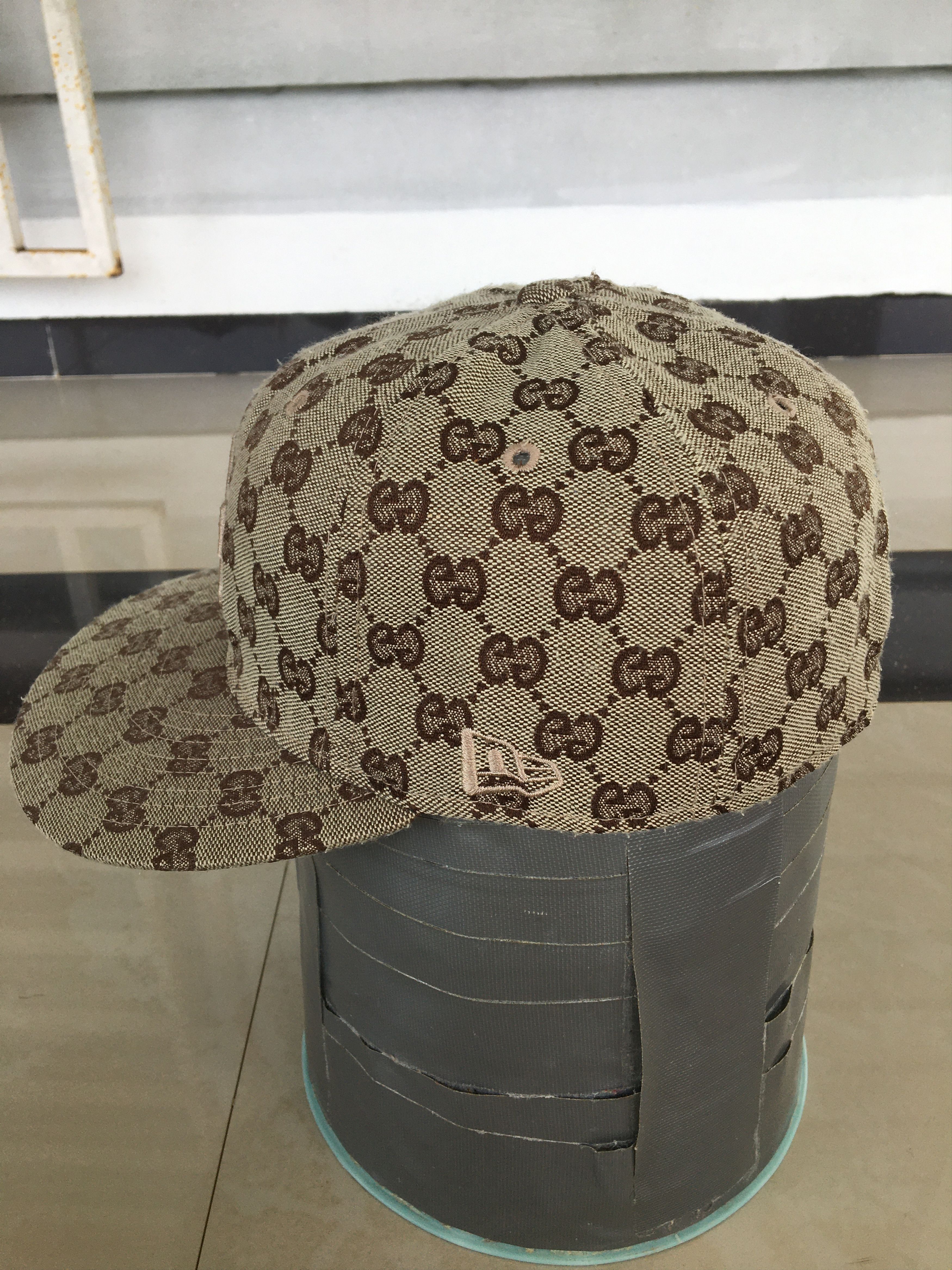 New Era Vintage Gucci Monogram X New Era Cap Size ONE SIZE - 2 Thumbnail