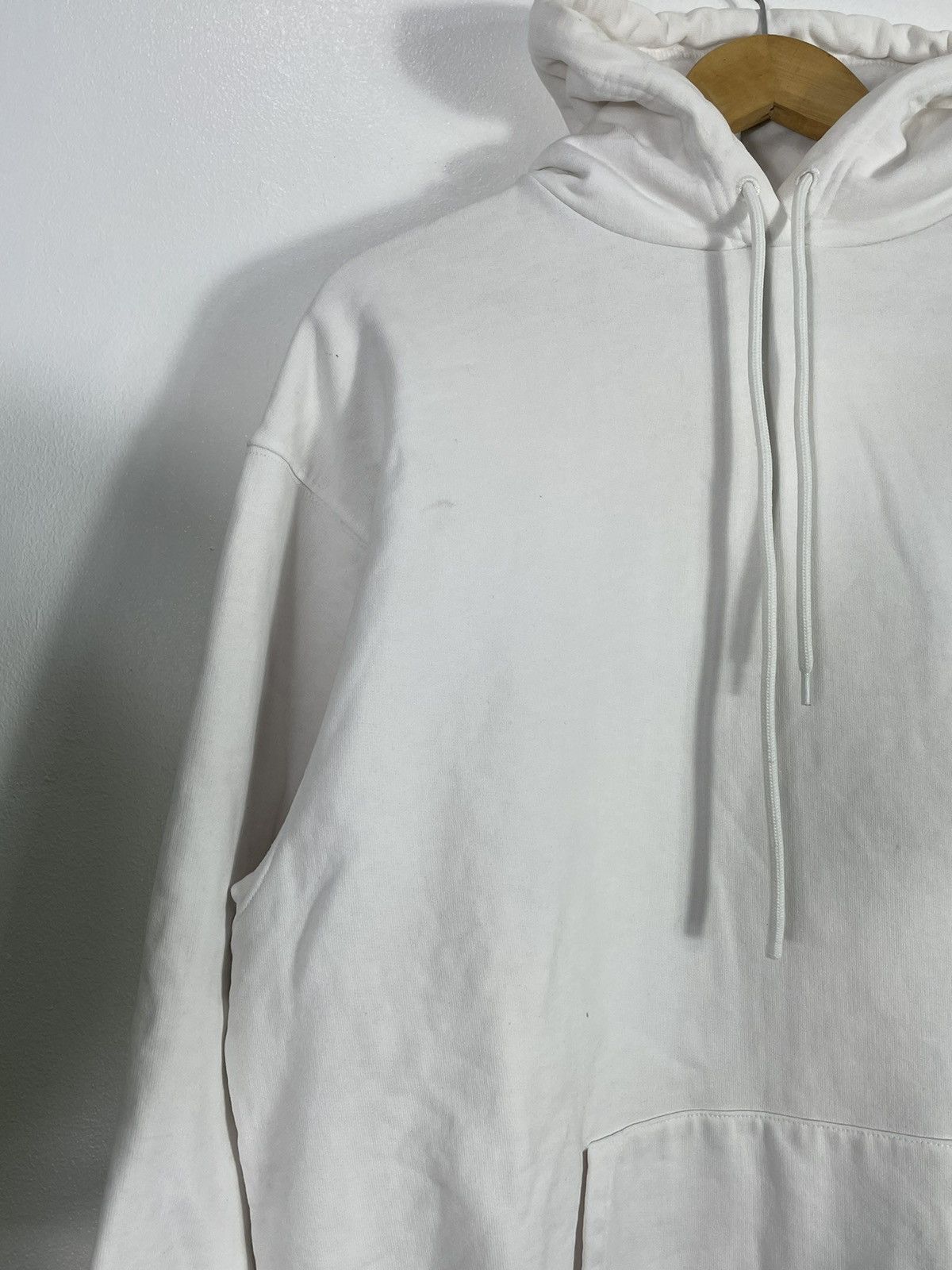 Balenciaga Balenciaga White Archetype Back Logo Hoodie Size US XS / EU 42 / 0 - 4 Thumbnail