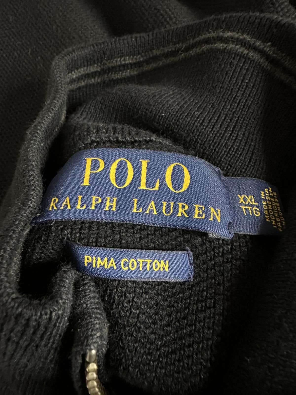 Polo Ralph Lauren Polo Ralph Lauren Pima cotton quarter zip mock neck sweater Size US XXL / EU 58 / 5 - 2 Thumbnail