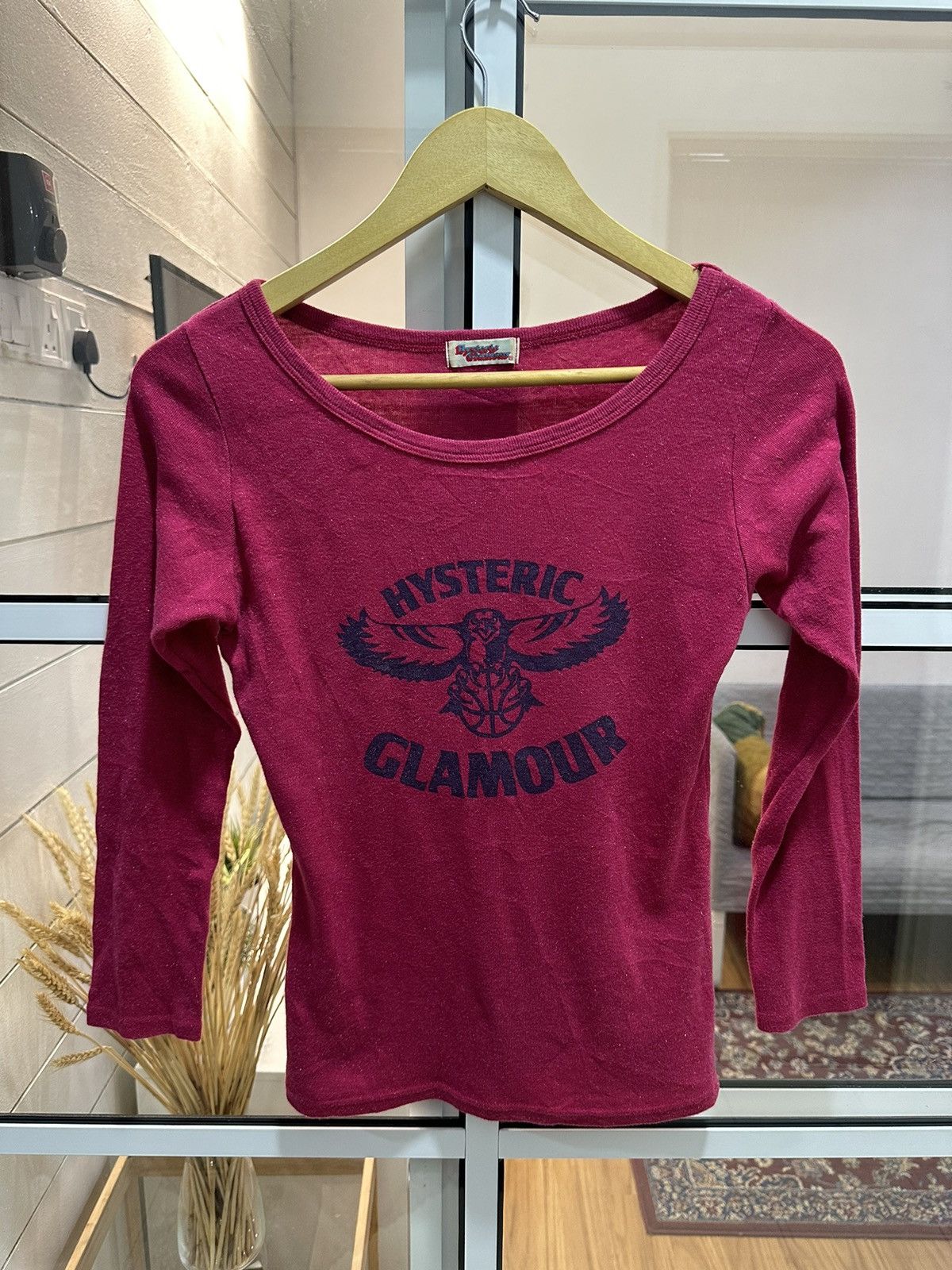 Hysteric Glamour Body Mesh Glittering L/S Shirt