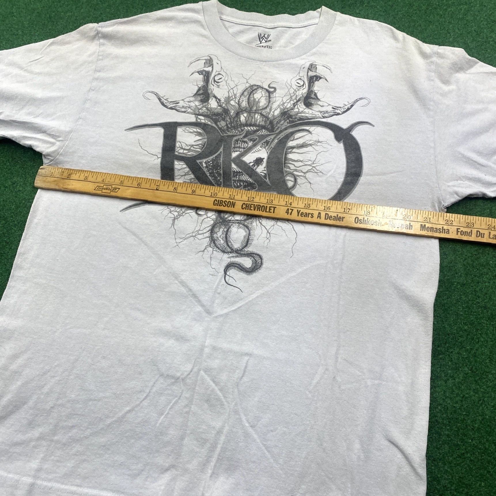 Vintage VINTAGE Randy Orton WWE Wrestling Shirt Mens L Gray Y2K RKO Venom Runs Deep Tee Shirt Size US L / EU 52-54 / 3 - 7 Thumbnail