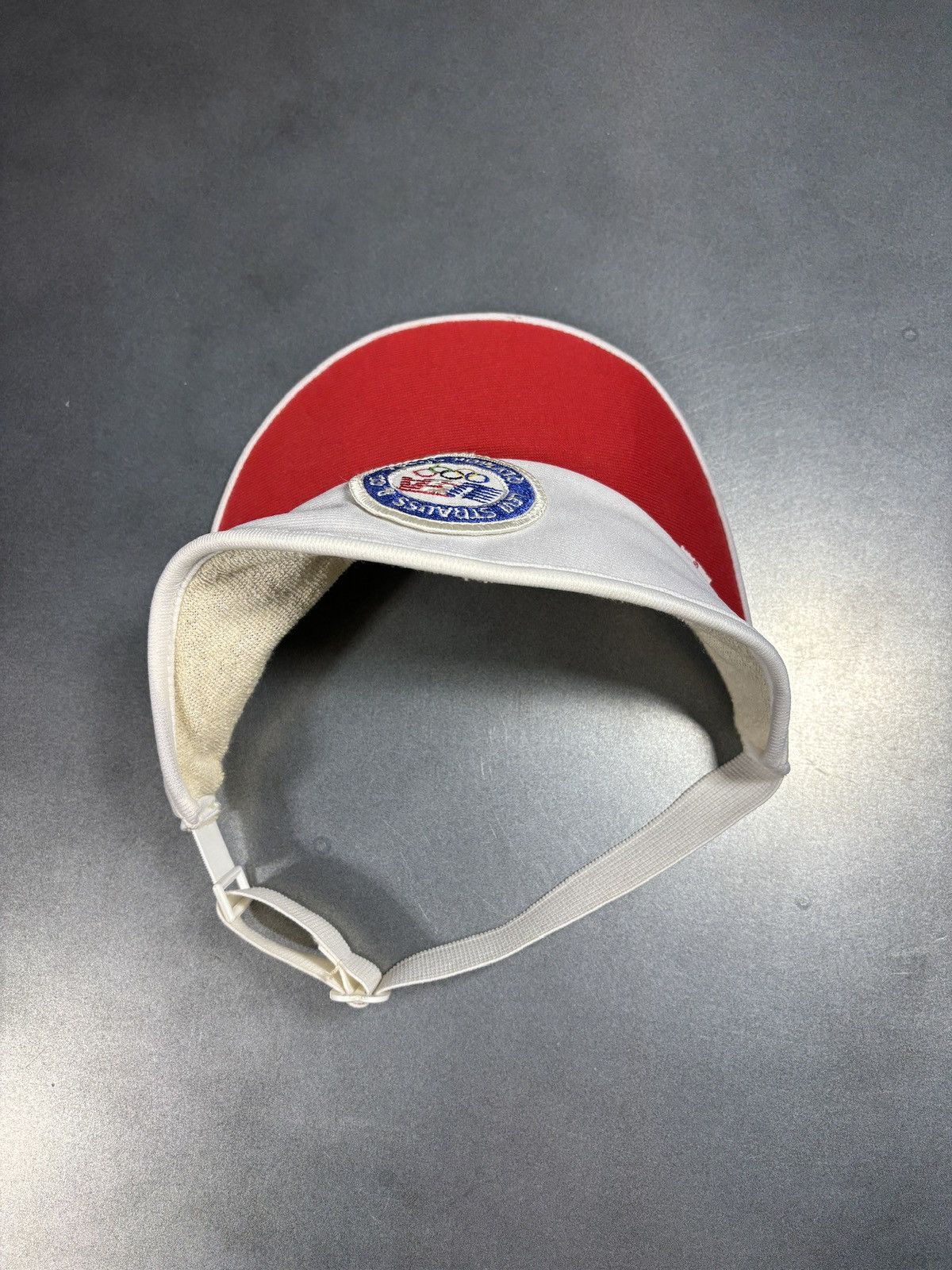 Levi's Levi's 1984 Olympics Visor 1980s Vintage Levis Hat Sport Cap Size ONE SIZE - 9 Thumbnail
