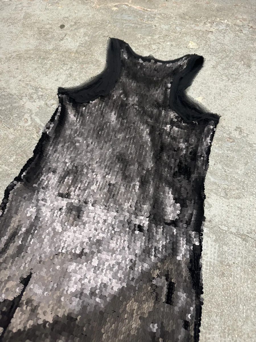 Vintage 2000s Plein Sud Black Disco Sequin Dress Size M / US 6-8 / IT 42-44 - 7 Thumbnail