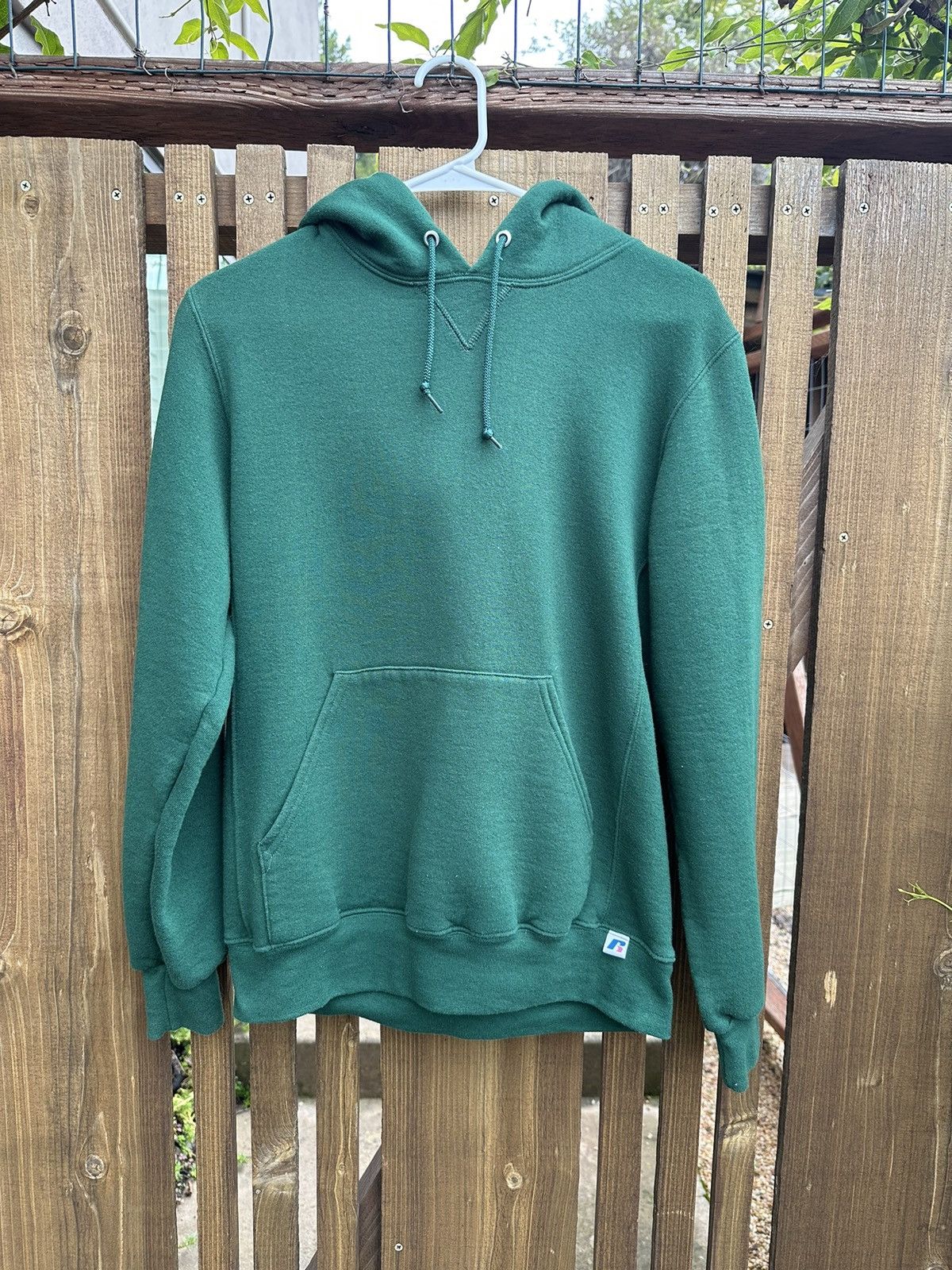 Image of Russell Athletic Hoodie in Green, Men's (Size Small)