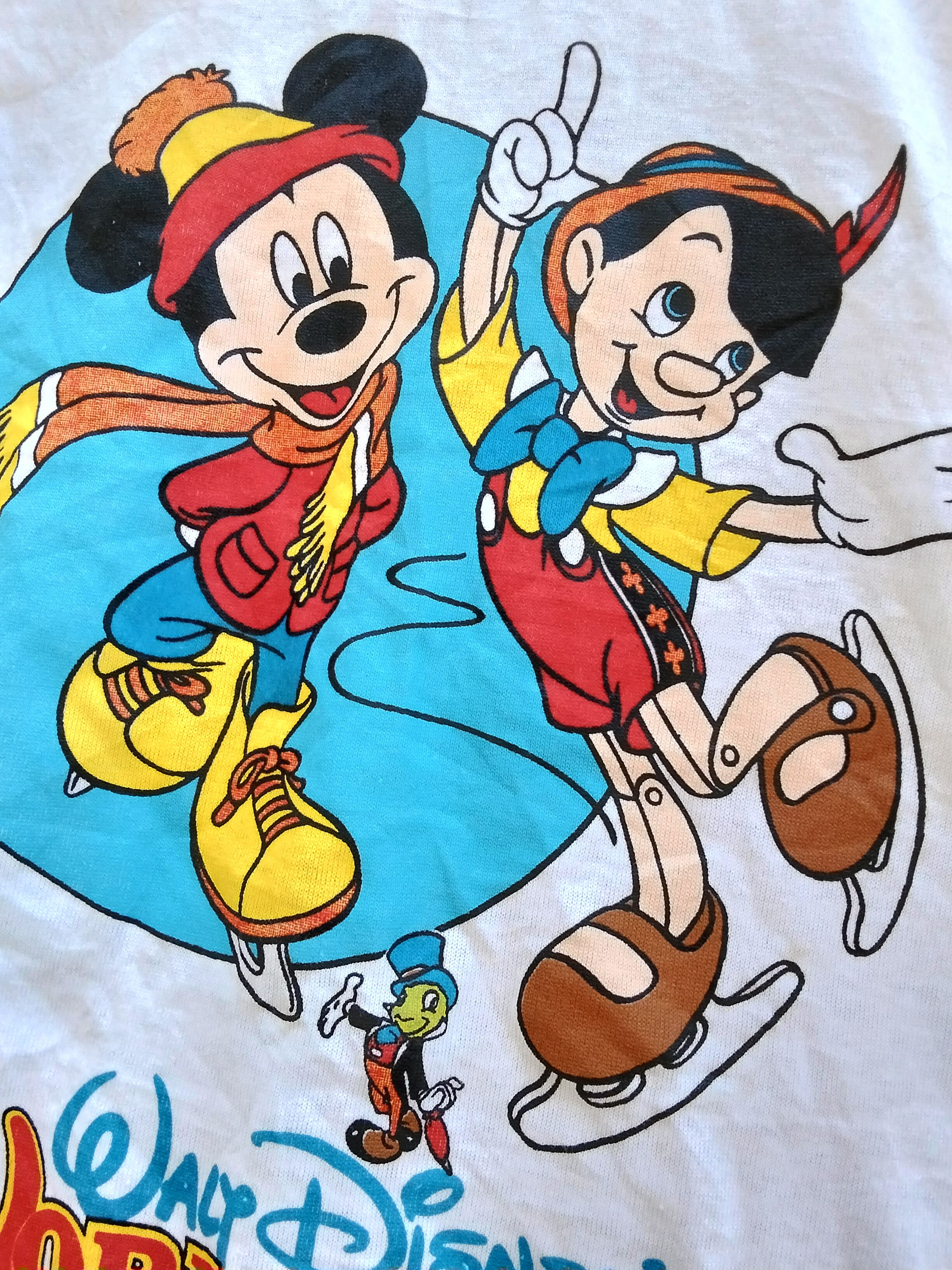 Vintage Vintage Mickey and Pinnichio Size US M / EU 48-50 / 2 - 2 Thumbnail