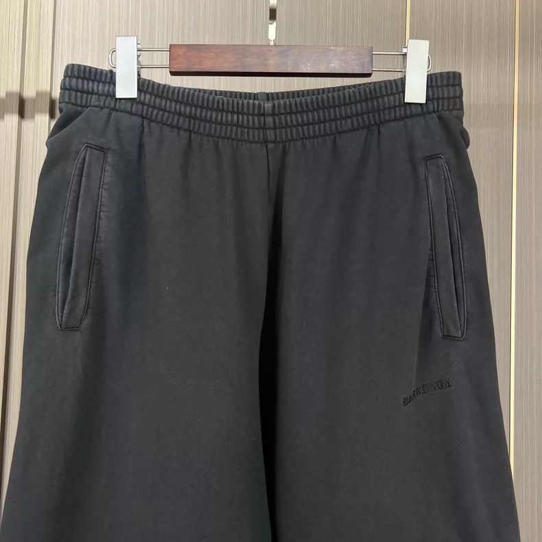 Balenciaga Balenciaga size M Embroidered Alphabet Washed Wide Leg Pan Size US 27 - 3 Thumbnail