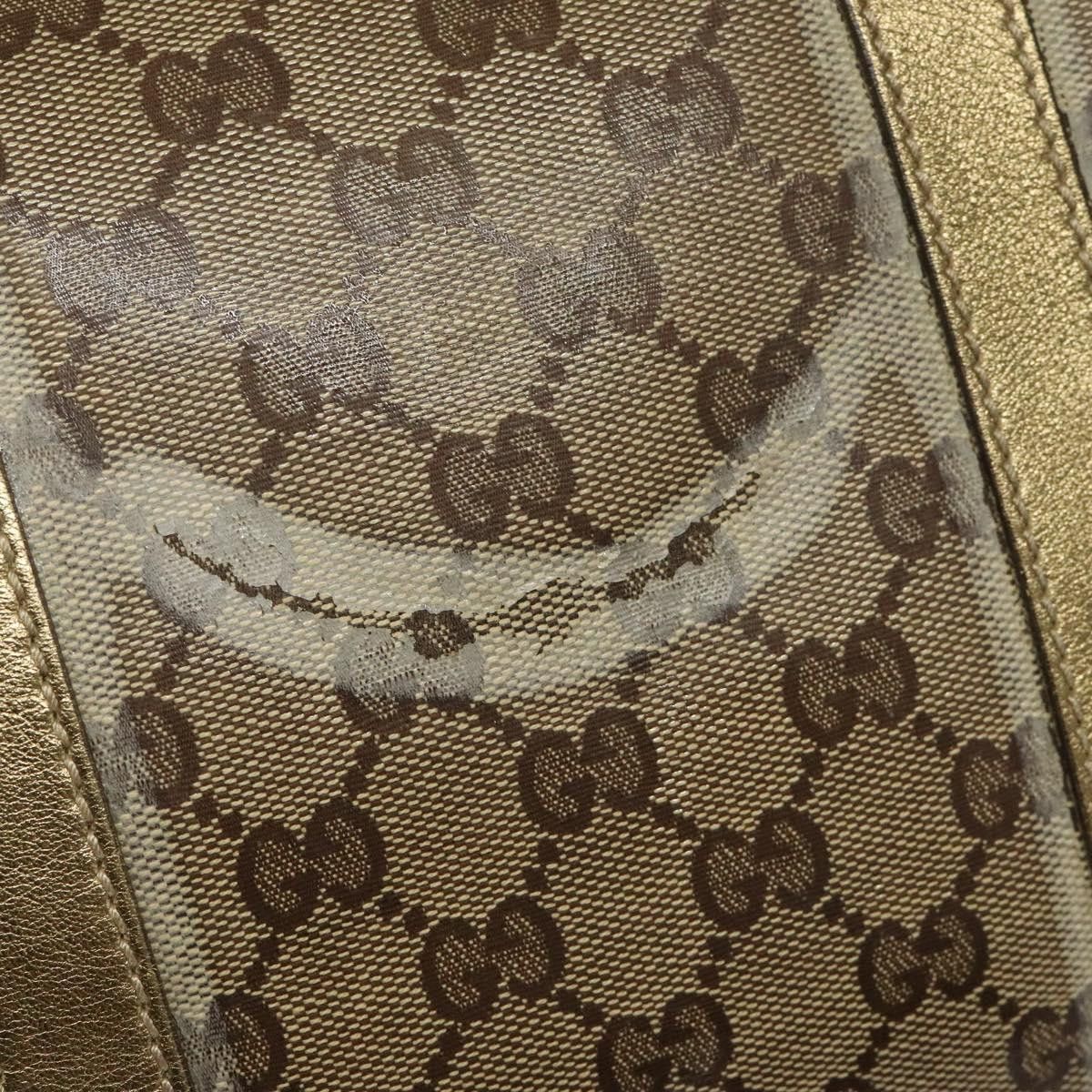 Gucci GUCCI GG Crystal Boston Bag Beige Size ONE SIZE - 14 Thumbnail