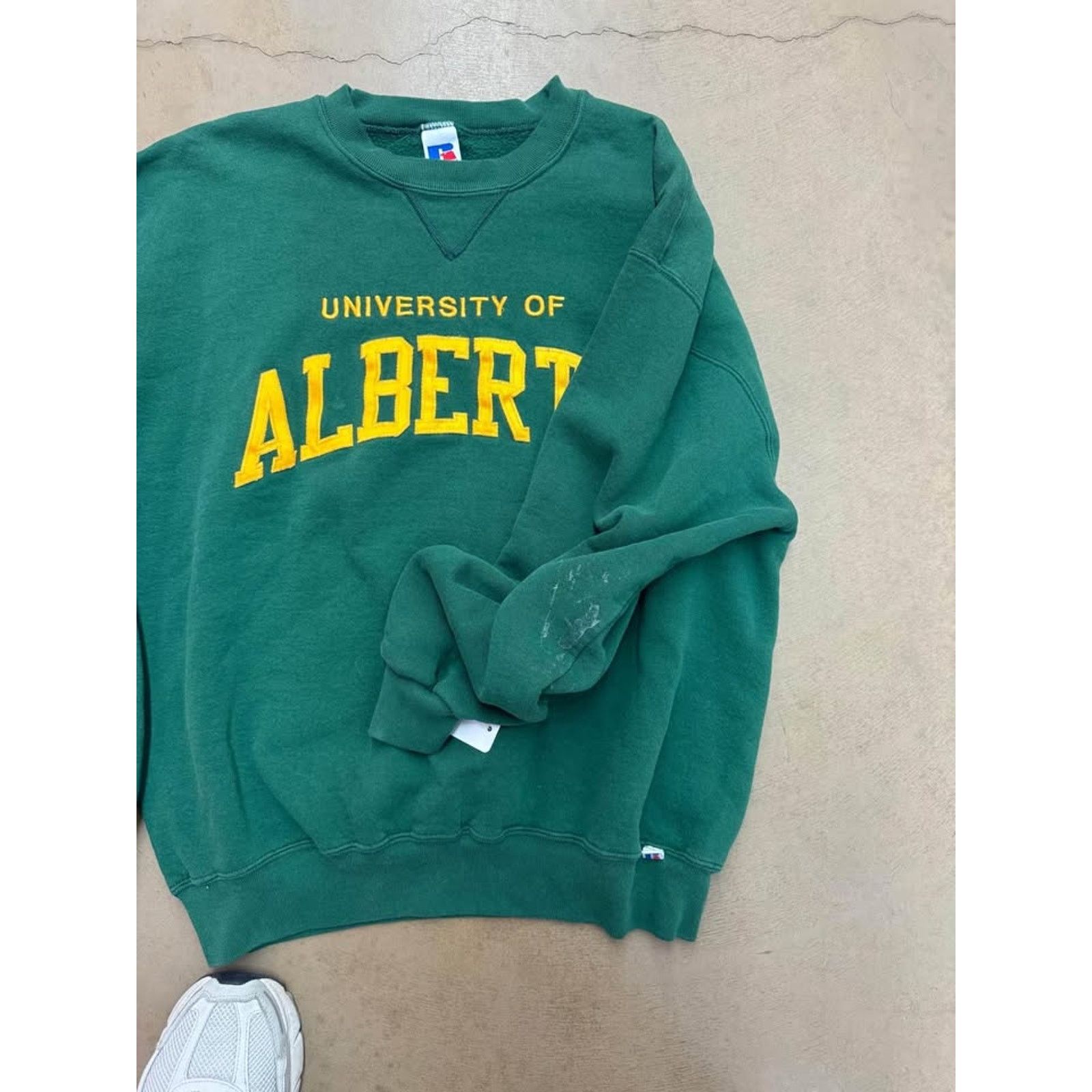 Vintage 90s Russell University of Alberta crewneck Size US L / EU 52-54 / 3 - 3 Thumbnail